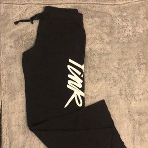 ‼️SOLD‼️ Black Victoria’s Secret PINK Sweatpants